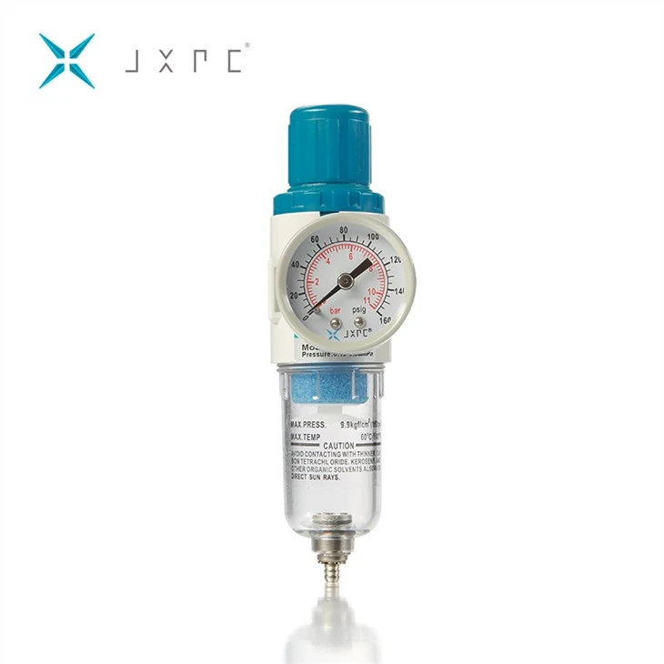 Pneumatic Miniature Air Filter Regulator 1/4’’ BSP AFR2000 Bracket & Gauge